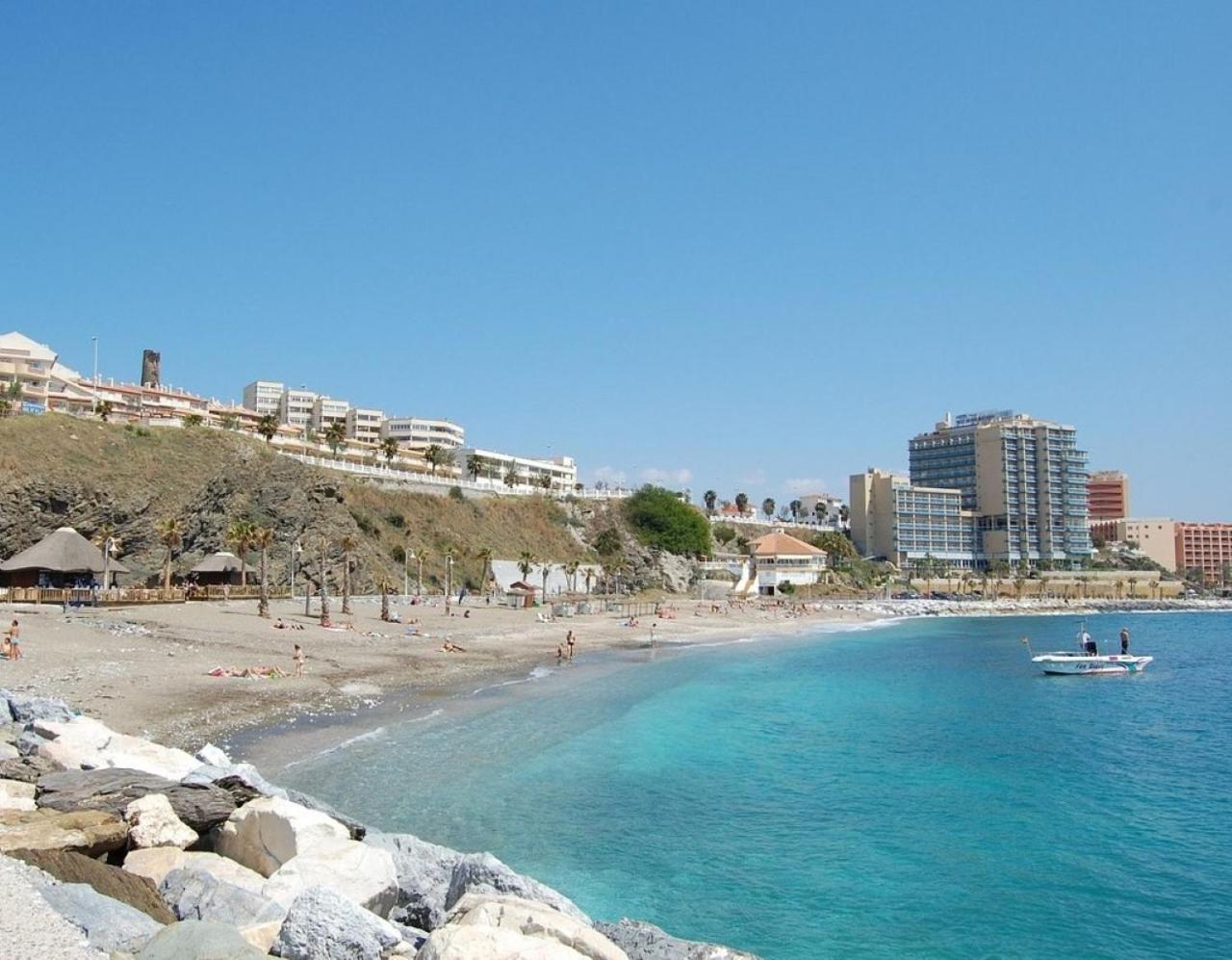 Apartamento Para 6 Con Wifi, Ac, Piscina Y Parking Gratis Benalmádena Kültér fotó